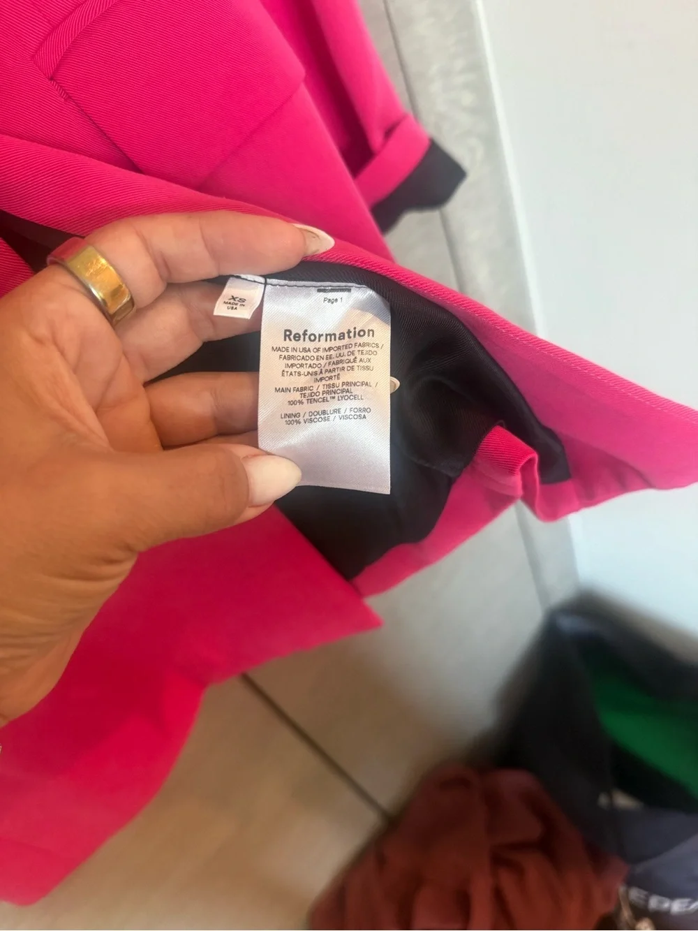 Reformation stacey linen